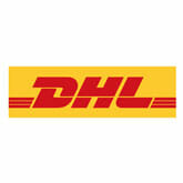 DHL logo on white
